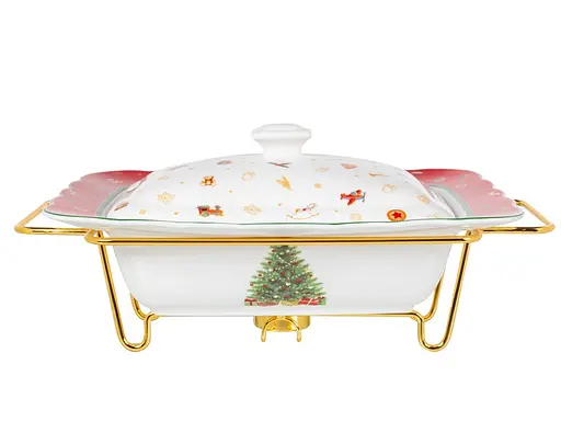 Мармит с крышкой Lefard Christmas Delight 31 х 23 х 13см (985-210) - фото 2