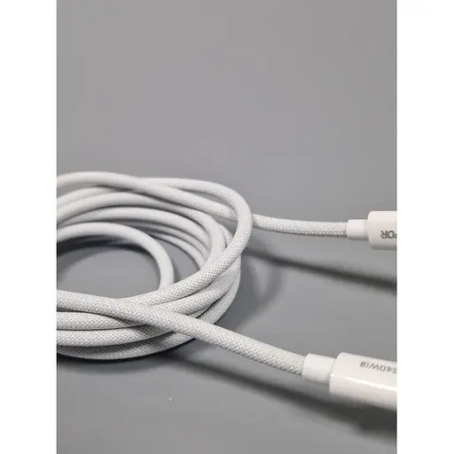Швидкісний кабель Aspor A013 usb-c to usb-c 240 Вт 2 м білий - фото 2