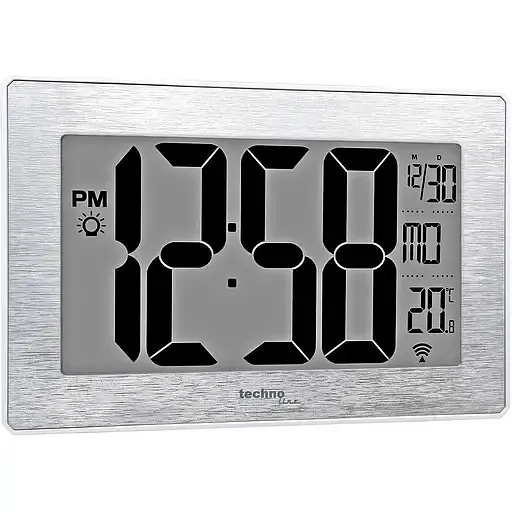 Часы настенные Technoline WS8019 Silver (WS8019) - фото 2