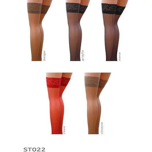 Чулки Passion ST022 3/4 nero - фото 4