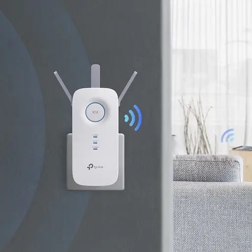 TP-Link Повторитель Wi-Fi сигнала RE450 AC1750 1хGE LAN ext. ant x3 - фото 2
