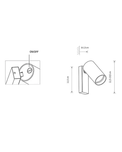 Бра Nowodvorski 7840 Mono I - фото 2