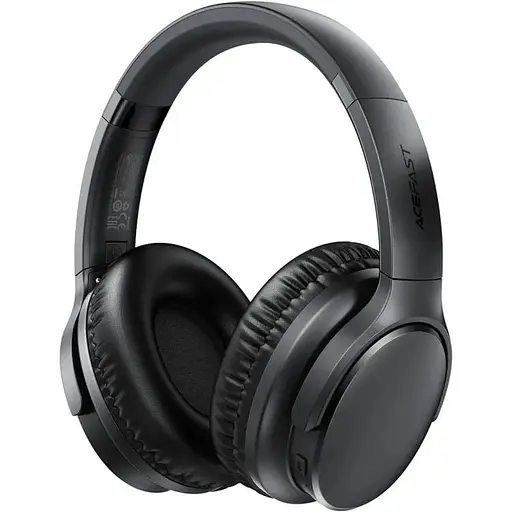 Навушники Acefast H10 wireless headset бездротові накладні чорні - фото 1