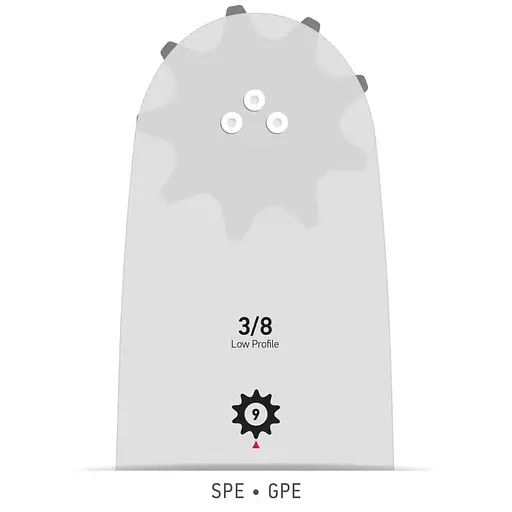Шина Oregon 3/8" 1.3 мм довжина 16''/40 см (160SPEA095) - фото 2