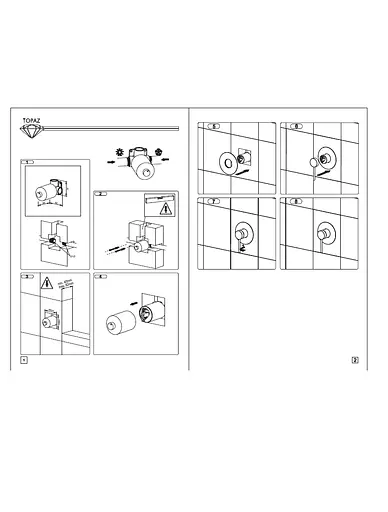 Змішувач для душу TOPAZ LOFT TLF 32705-H75-C вбудований латунний для ванної кімнати стильний і надійний - фото 5
