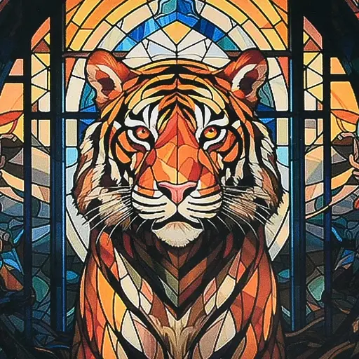 Алмазна мозаїка Могутній погляд Strateg DEEX16291 не повна викладка 30х30 см - фото 1