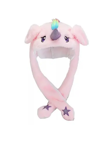 Весела шапка з мордочкою