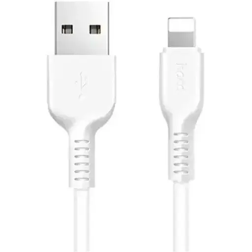 Кабель для заряджання смартфона/телефона Hoco X20 USB lighting дріт 2 м білий - фото 1
