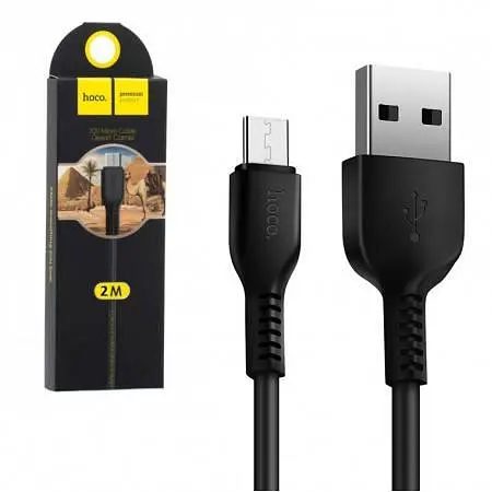 Кабель 2-метровый Hoco X20 Micro-USB зарядный 6957531068884 - фото 1