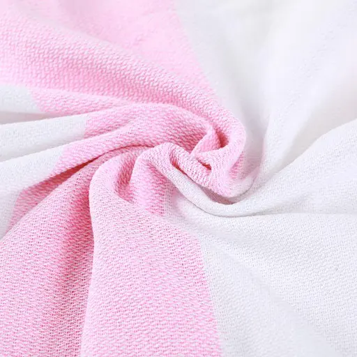 Рушник пештемаль Lovely Svi бавовняний, пляжний, хамам, spa - XХL 100x180 см Pink/Blue Stripes (7032025) - фото 3