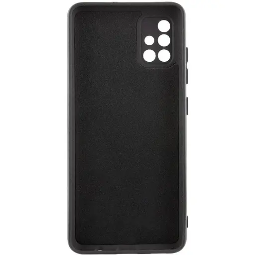 Чохол TPU Getman Liquid Silk Full Camera для Samsung Galaxy A71 Чорний / Black - фото 4