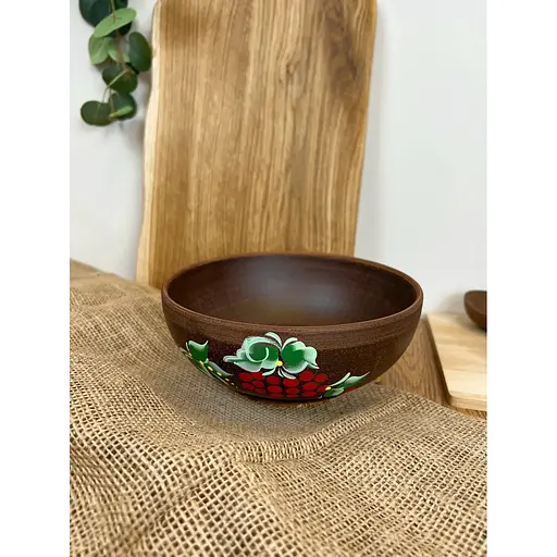 Миска керамическая (глиняная) Калина 700 мл