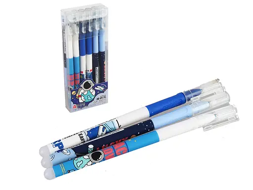 Набор гелевых ручек стираемых, синий, 12 шт., 34277