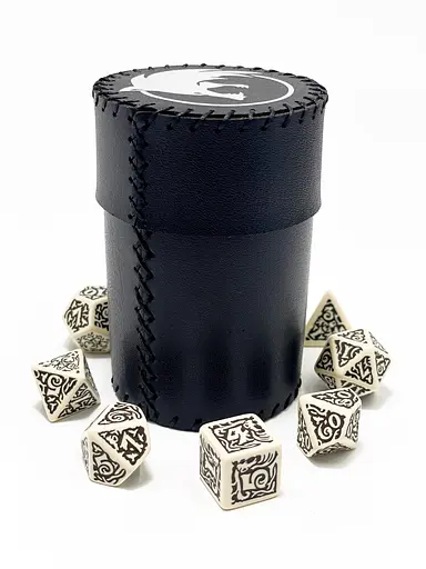 Настільна гра Планета Ігор Чаша для кубиків Вовк (чорна) (Dice cup Wolf black) (pi-dc007) - фото 4