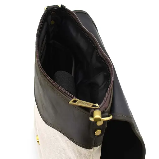 Чоловіча шкіряна сумка через плече TARWA 34х28х6 см sum0025872 - фото 6