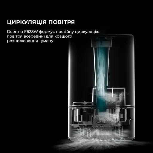 Зволожувач повітря Deerma 5L White DEM-F628W - фото 3