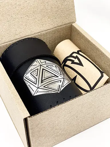 Настільна гра Планета Ігор Чаша для кубиків D20 (чорна) (Dice cup D20 black) (pi-dc004) - фото 8