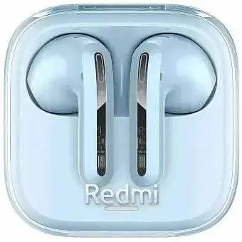 Беспроводные наушники Хiaomi Redmi Buds 6 Active голубые BHR8390CN - фото 5