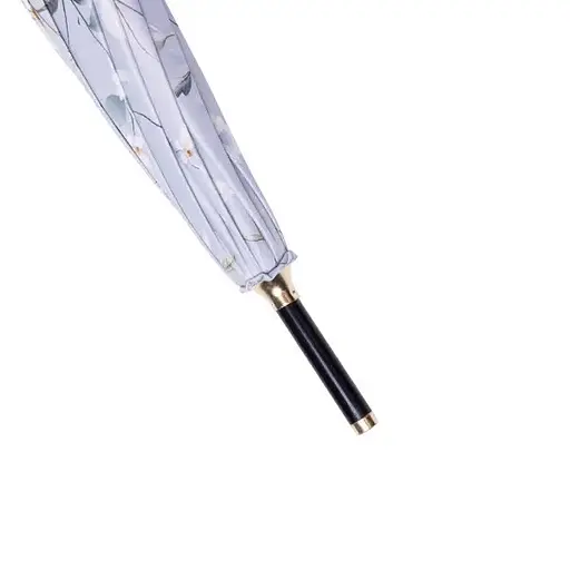 Парасоля-тростина Yiwu HP-23-7BL напівавтомат складна 99 см з квітковим принтом блакитна - фото 5