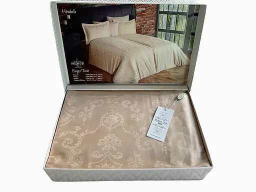 Постільна білизна Mirabella Beige Сатин Преміум Maison D'or pbe0050990 - фото 1