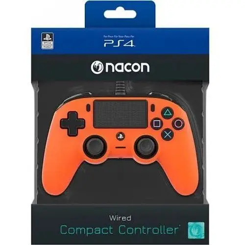 Nacon Wired Compact Controller PS4 (Orange)