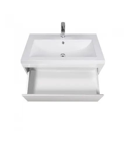 Тумба Мойдодир Prime 70-А з умивальником Cosmo 70 підвісна Білий - фото 6