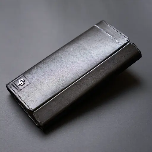 Чоловіча шкіряна барсетка GRANDE PELLE 10х20,3х3 см acs0016100 - фото 7