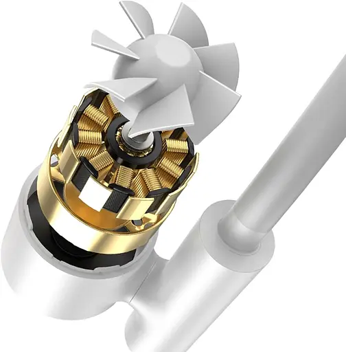 Шийний вентилятор 3-швидкісний безлопатевий з поворотом на 90° - фото 3