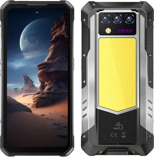 Смартфон OUKITEL WP100 5G 12/512GB Night Vision + Прожектор + Лазерний Далекомір Black