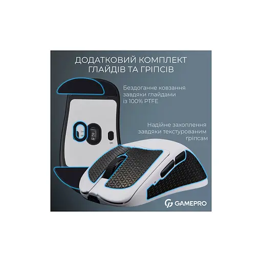 Мишка GamePro Asgard Surt Wireless/Bluetooth/USB Black (GM017B) - фото 12