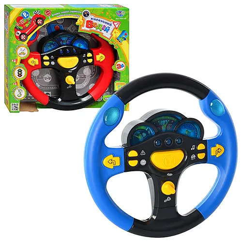 Руль, озвученный на украинском языке, с музыкальными и световыми эффектами (в ассортименте) 7044RU - фото 2