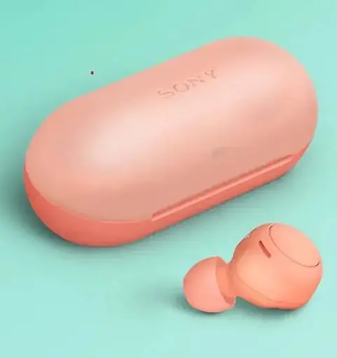 Наушники беспроводные Sony WF-C500 стереогарнитура в кейсе (WFC500D.CE7) оранжевые - фото 4