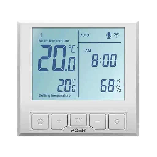 WiFi термостат для котла - терморегулятор з LCD дисплеєм POER PTC20 (100427)