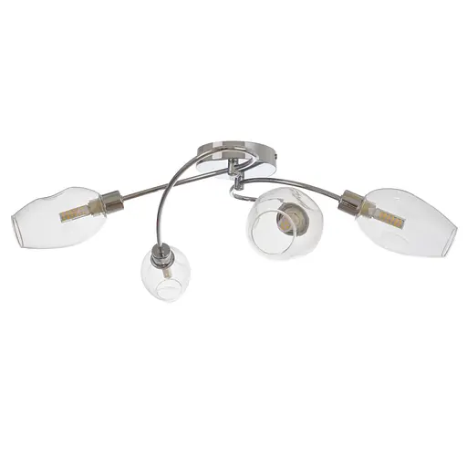 Люстра потолочная Brille галогенная в спальню G9 60W CH (LK-659C/4)