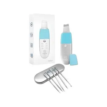 Ультразвуковий скрабер для обличчя Medica+ Vibroskin 8.0 + інструменти для чищення обличчя Easyclean