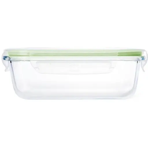 Контейнер Fissman с крышкой 18x13x6 см зеленый (17315)