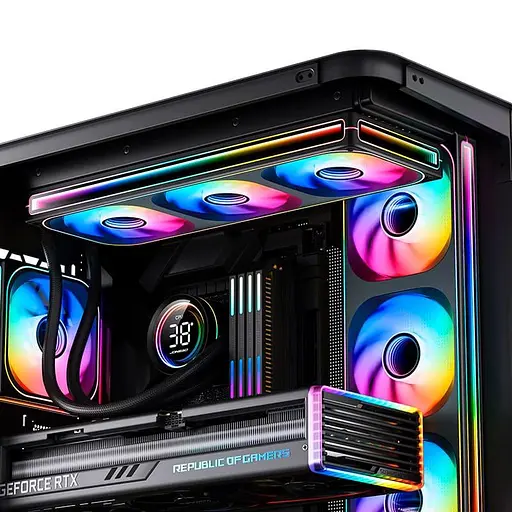 Вентилятор Jonsbo ZB-360BR 120мм 3in1 Black (ZB-360BR Black) - фото 6