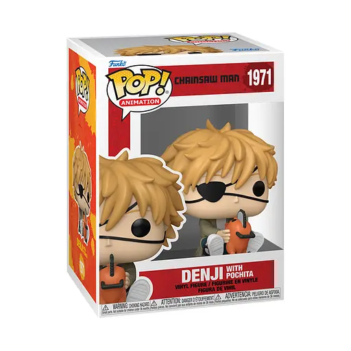 Ігрова фігурка Funko Pop! серії Людина-Бензопила Денджі та Почіта (86484) - фото 2