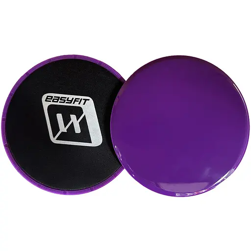 Диски для глайдинга EasyFit фиолетовые (пара) (EF-1425-V) - фото 1