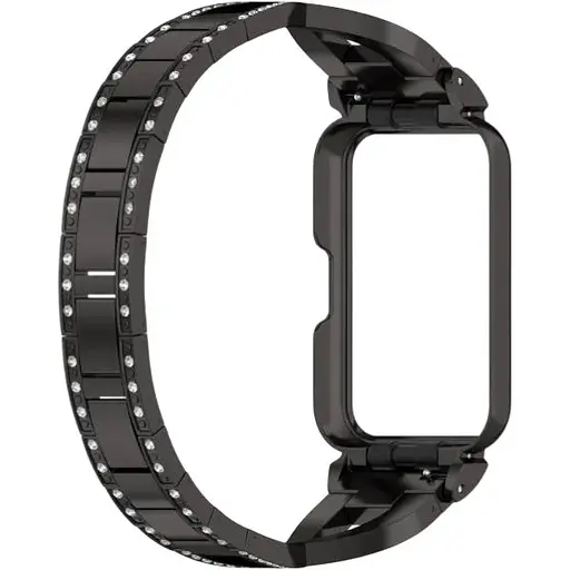 Ремешок-бампер DK для Samsung Galaxy Fit3 (R390) Metal Band Fitlink Diamond (black)
