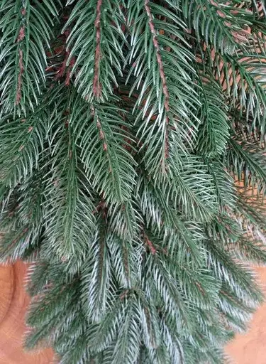 Гирлянда из хвои Премиум 3 м литая (Зеленая) - фото 2