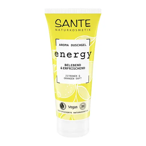 Vegan Аромагель для душу Sante Energy Лимон та Апельсин 200 мл - фото 1