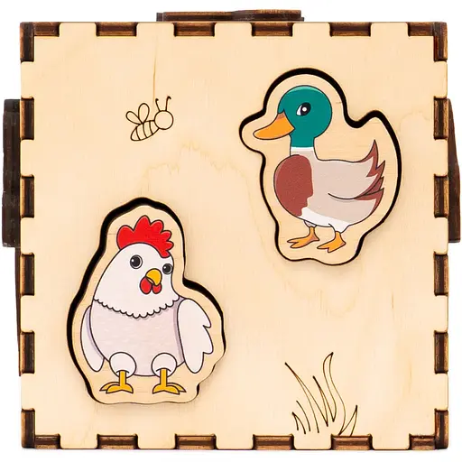 Кубик-сортер GoodPlay Фермерский мир (CUB-4-006) - фото 5