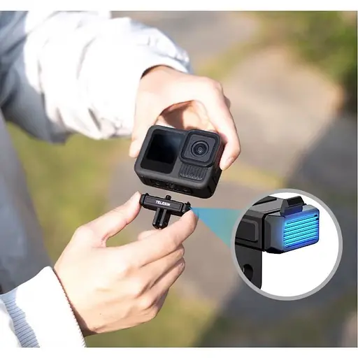 Крепление Telesin S7-JBK-08-TGP для GoPro HERO13 магнитное (142302) - фото 4