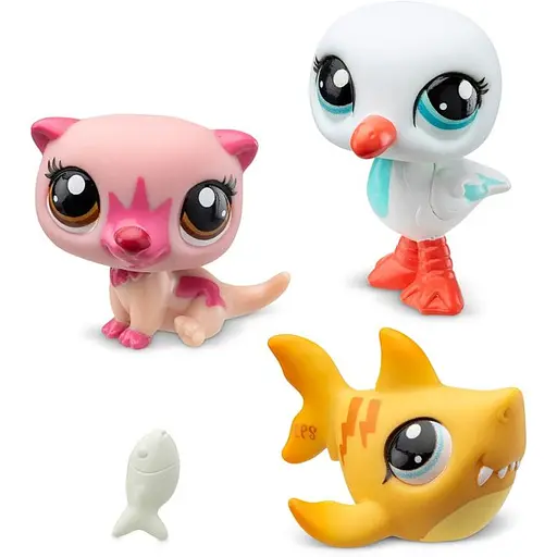 Игровой набор Littlest Pet Shop Настроение острова 00556 аксессуары и 3 фигурки - фото 2
