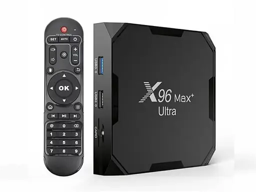 HD медіаплеєр X96 MAX+ Ultra Android TV (905x4/4GB/64GB) - фото 1