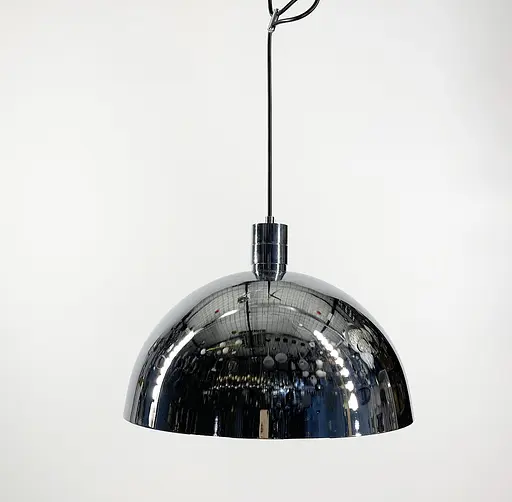 Стильна хромована люстра Line.F J 205-350 - фото 4