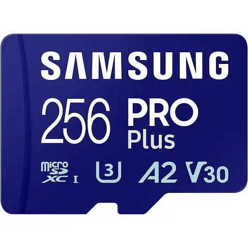 Карта пам'яті Samsung microSDXC 256GB C10 UHS-I R130MB/s PRO Plus - фото 2