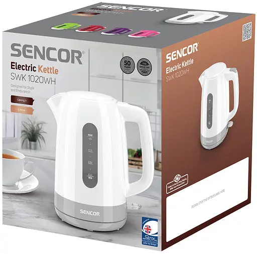 Електрочайник Sencor SWK 1020WH (7135796) - фото 5