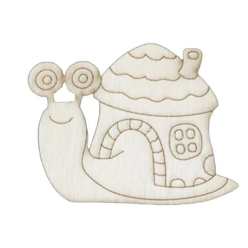 Набор детского творчества Роспись по дереву «Магниты-улитка и лягушка» Умняшка РД-013 - фото 3